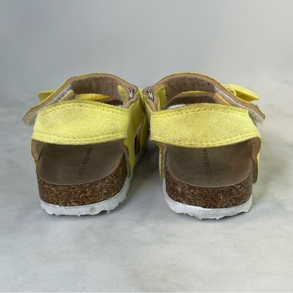 Lucky Brand Girl Bow Footbed Sandals, Yellow size 4 - Picture 6 of 9